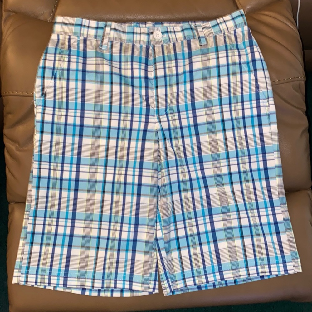 Men’s IZOD Plaid Golf Shorts Size 30